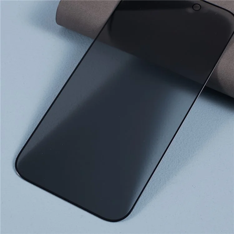 Per iPhone 15 Plus Anti-spy Corning Gorilla Glass Screen Protector Silk Printing Black Edge Film