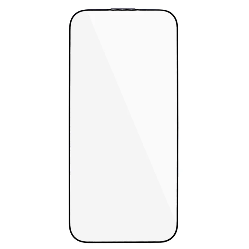 For iPhone 15 Plus Corning Gorilla Glass Screen Protector Silk Printing Black Edge HD Clear Film