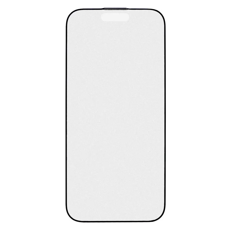 For iPhone 15 Pro Max Screen Protector Corning Gorilla Glass Silk Printing Black Edge Matte Film