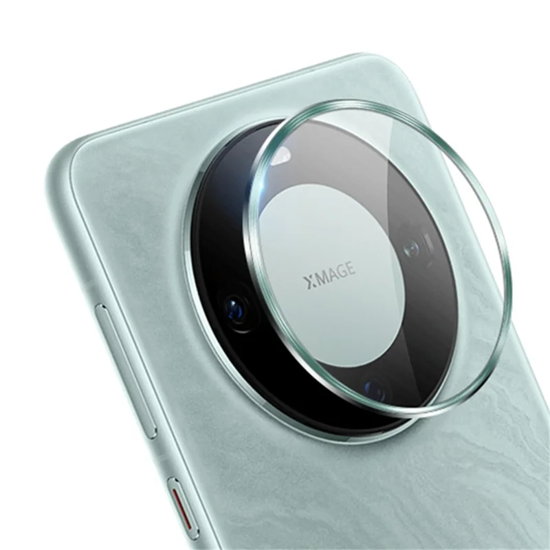 ENKAY HAT PRINCE Per Huawei Mate 60 Pro / Mate 60 Pro+ Pellicola Protettiva per Obiettivo Fotocamera in Vetro Temperato + Protezione per Obiettivo in Lega di Alluminio - Ciano