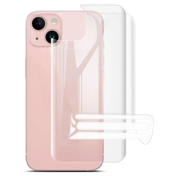 IMAK 2Pcs  /  Set Hydrogel Film III for iPhone 15 TPU Back Film Ultra Clear Phone Back Protector