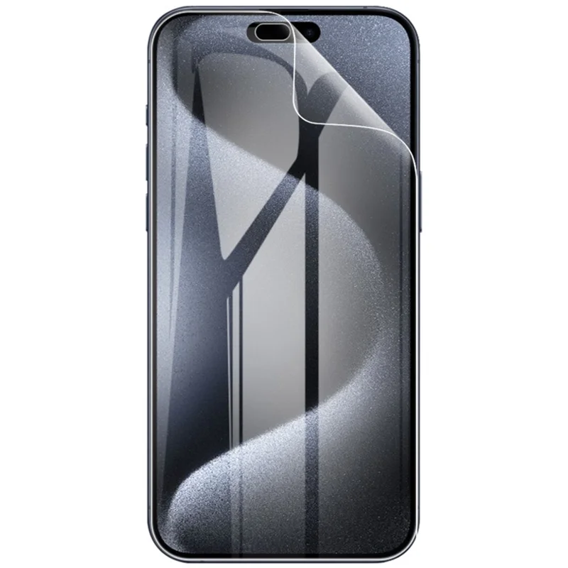 IMAK 2Pcs  /  Set Hydrogel Film III for iPhone 15 Pro Max Screen Film HD Transparent TPU Screen Protector