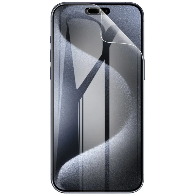 IMAK 2 pièces / Ensemble de films hydrogels III pour le protecteur d'écran de l'iPhone 15 Pro Antiraye Film de protection HD TPU