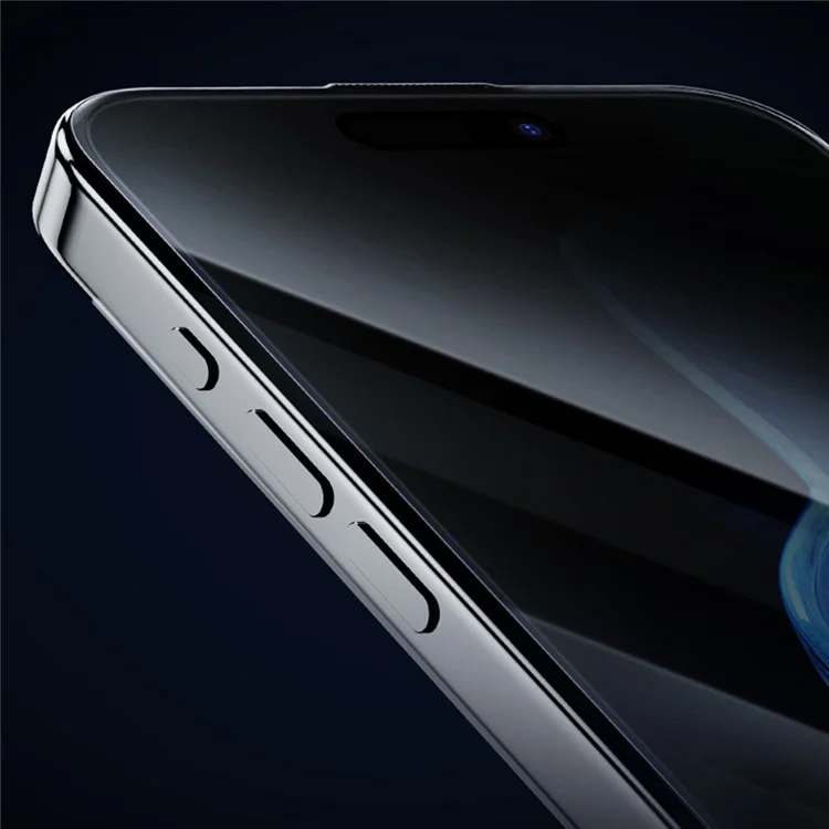MOMAX For iPhone 15 Película de Vidrio Templado 3D 0.3mm Anti-espía Protección de Pantalla Completa