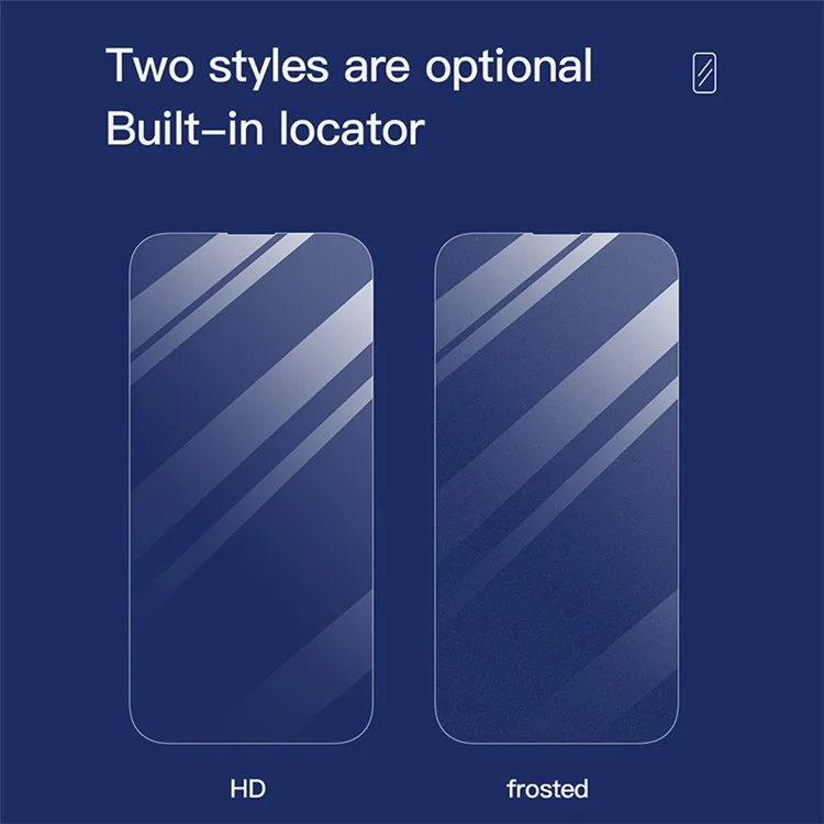 TOTU AB-074 Zero Induction Series pour iPhone 14 Pro Max Protecteur d'écran en verre trempé givré Pellicule de protection intégrale