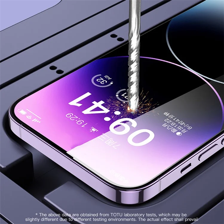 TOTU AB-074 Zero Induction Series für iPhone 13 Pro Max / 14 Plus mattierte gehärtetes Glas Vollbildschirmschutz