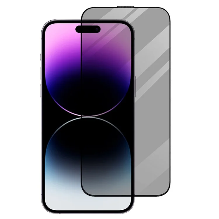 TOTU AB-057 für iPhone 14 Pro Max Anti-Spion-Bildschirmschutz, Seidendruckglas-Folie