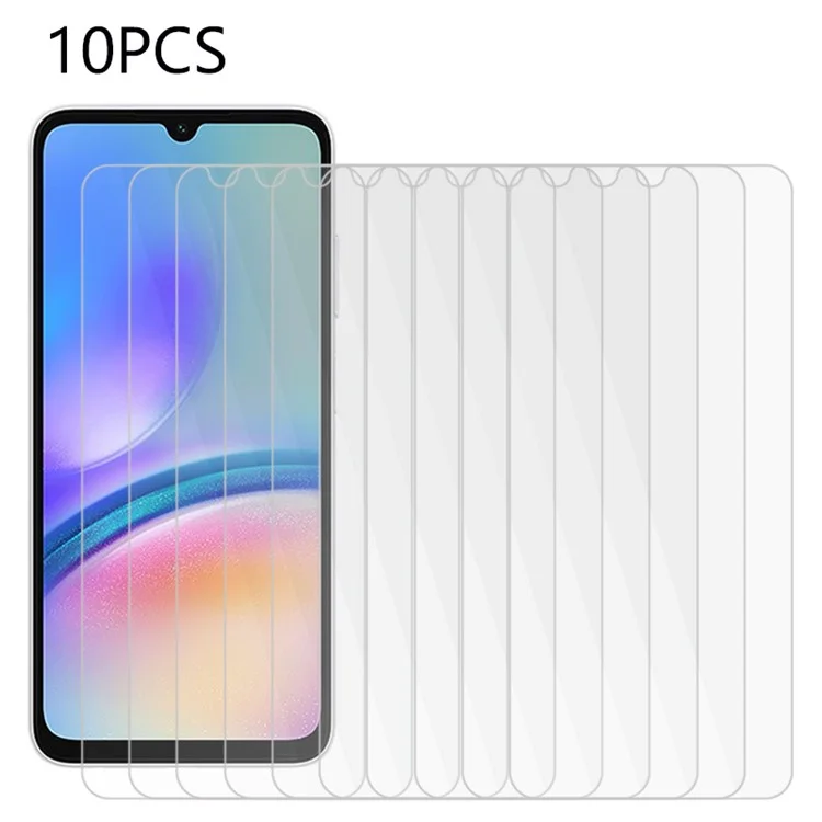 10PCS For Samsung Galaxy A05s 4G 2.5D 0.3mm HD Screen Protector Tempered Glass Anti-Scratch Film