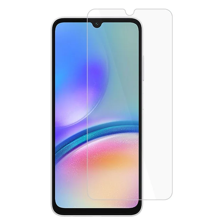 Für Samsung Galaxy A05s 4G Mobiltelefon -bildschirm Beschützer Arc Edge 0,3 mm Temperierter Glasschriftenfilm