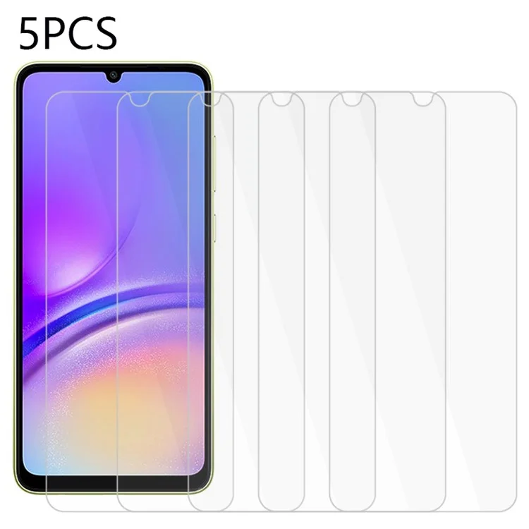 5PCS Para Samsung Galaxy A05 4G 2.5D Protetor de Tela Película de Vidro Temperado Protetora 0.3mm