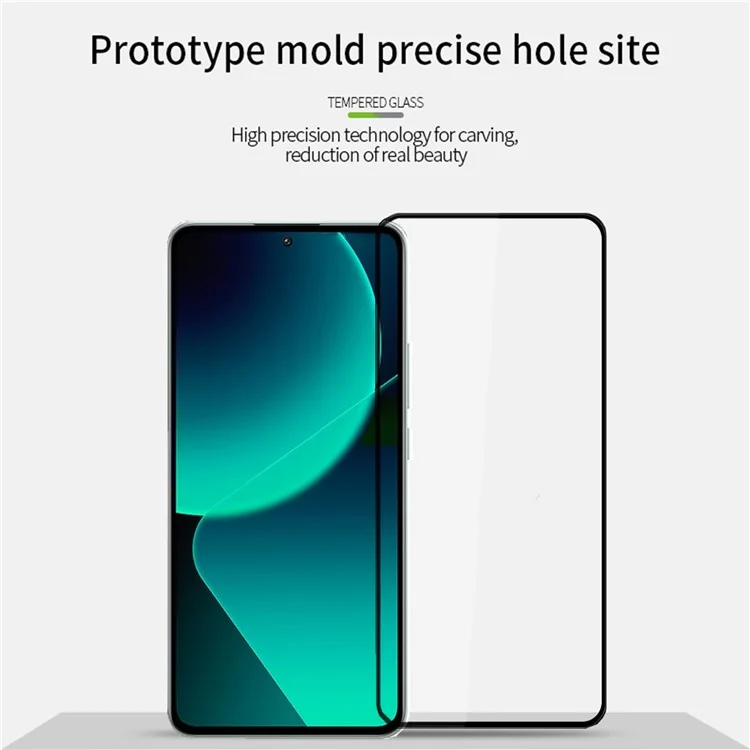 PINWUYO JK 3D Curved Tempered Glass Film-2 for Xiaomi 13T / 13T Pro / Redmi K60 Ultra Anti-explosion Full Glue Screen Protector
