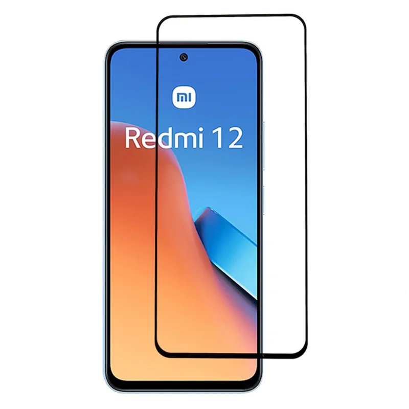 For Xiaomi Redmi 12 5G (Global) / Poco M6 Pro 5G Tempered Glass Full Glue Phone Screen Protector Film