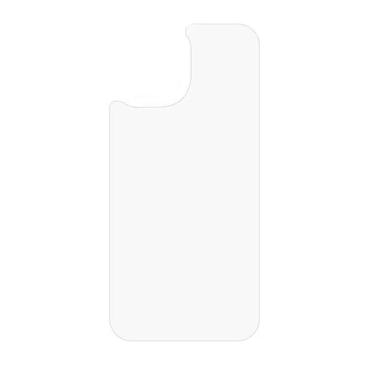 For iPhone 15 Back Protector 0.3mm Arc Edge HD Clear Tempered Glass Phone Back Film