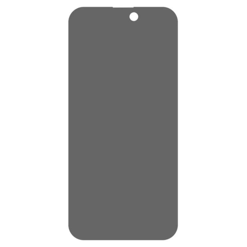 Pour iPhone 15 Pro Anti-Spy Film Full Cover 0.3mm Arc Edge Protecteur d'écran en verre trempé