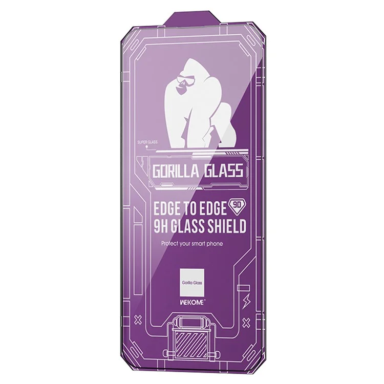 WEKOME KingKong Series 9D Arc Tempered Glass Screen Film for iPhone 15 Plus HD Corning Gorilla Glass Protector