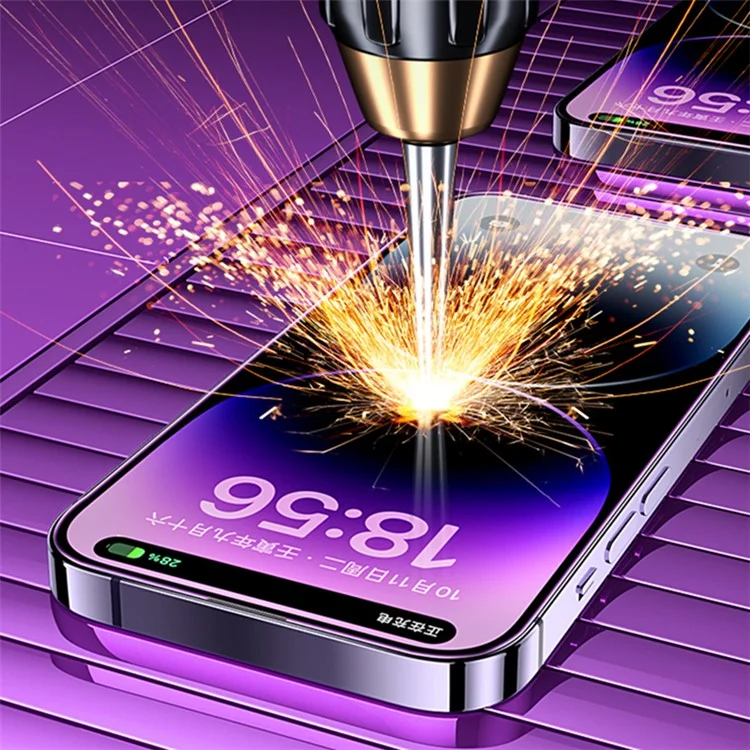 WEKOME KingKong Series 9D Arc Tempered Glass Screen Film for iPhone 15 Plus HD Corning Gorilla Glass Protector