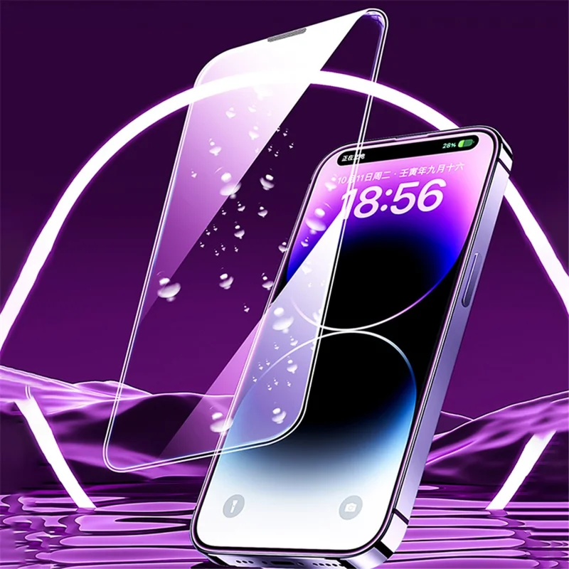WEKOME KingKong Series 9D Arc Corning Gorilla Glass Film for iPhone 15 HD Tempered Glass Screen Protector
