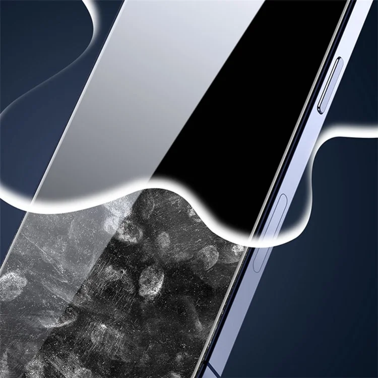 WEKOME King Kong Vacha Series Per iPhone 15 Protezione dello schermo in vetro di alluminio-silicio curvo ad alta definizione