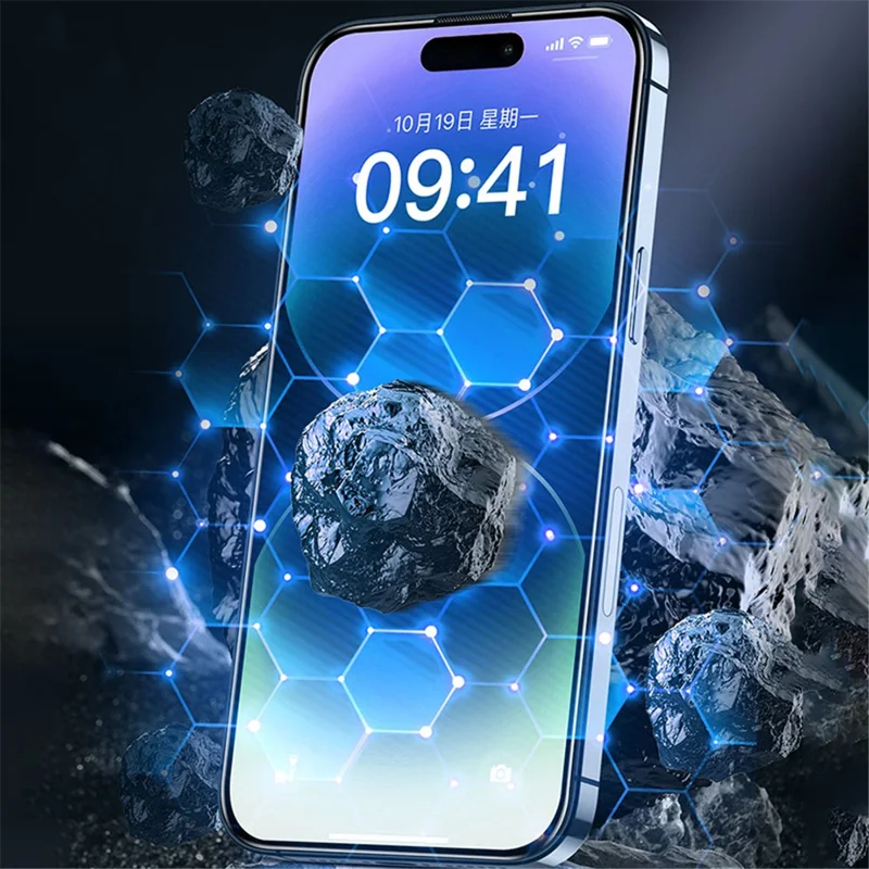 WEKOME King Kong Vacha Series For iPhone 15 Pro HD Film High Aluminum-silicon Glass Curved Screen Protector