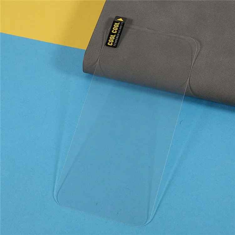 For iPhone 15 Screen Protector 3D Large Arc Edge High Aluminium-silicon Glass HD Clear Film