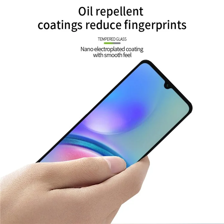 MOFI For Samsung Galaxy A05 4G JK серия закаленных стеклянных пленок-1 Full Glue HD Clear Screen Protector