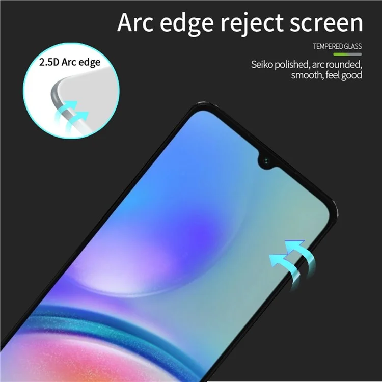 PINWUYO JK Tempered Glass Film Series-2 für Samsung Galaxy A05 4G Anti-explosion Full Screen Protector