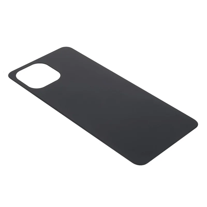For Xiaomi 11 Lite 5G NE Back Battery Housing Cover Replacement Part (without Logo) - Black