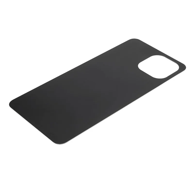 For Xiaomi 11 Lite 5G NE Back Battery Housing Cover Replacement Part (without Logo) - Black