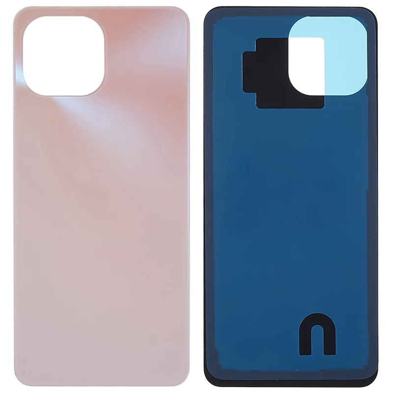 For Xiaomi 11 Lite 5G NE Back Battery Housing Cover Replacement Part (without Logo) - Pink