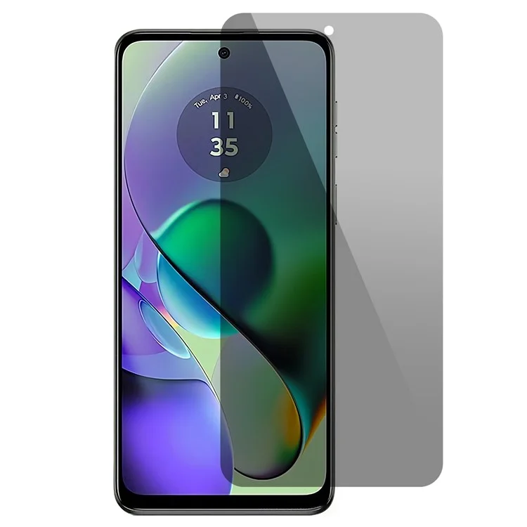 For Motorola Moto G54 5G Anti-spy Film Full Covering Tempered Glass Phone Screen Protector