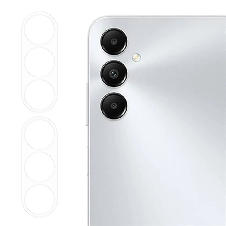 2Pcs For Samsung Galaxy A05s 4G / F14 4G / M14 4G Lens Film 3D Arc Edge Tempered Glass Camera Lens Protector
