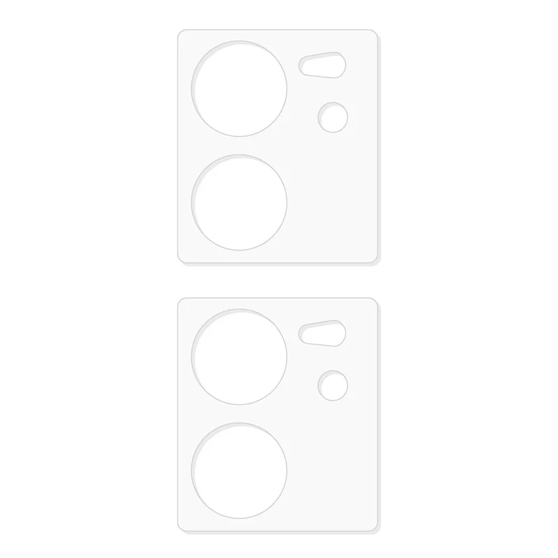 2Pcs Pour Xiaomi 13T / 13T Pro HD Lens Film Tempered Glass 3D Arc Edge Camera Lens Protector