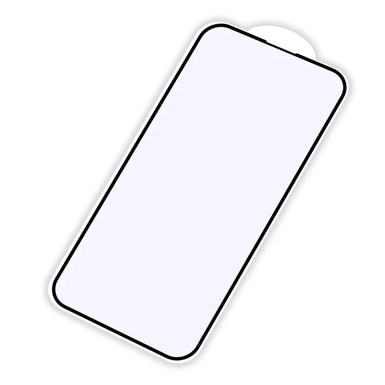 RURIHAI For iPhone 15 Pro Max Protector de Pantalla Antirrayos Azules 0.26mm 2.5D Película de Vidrio Templado