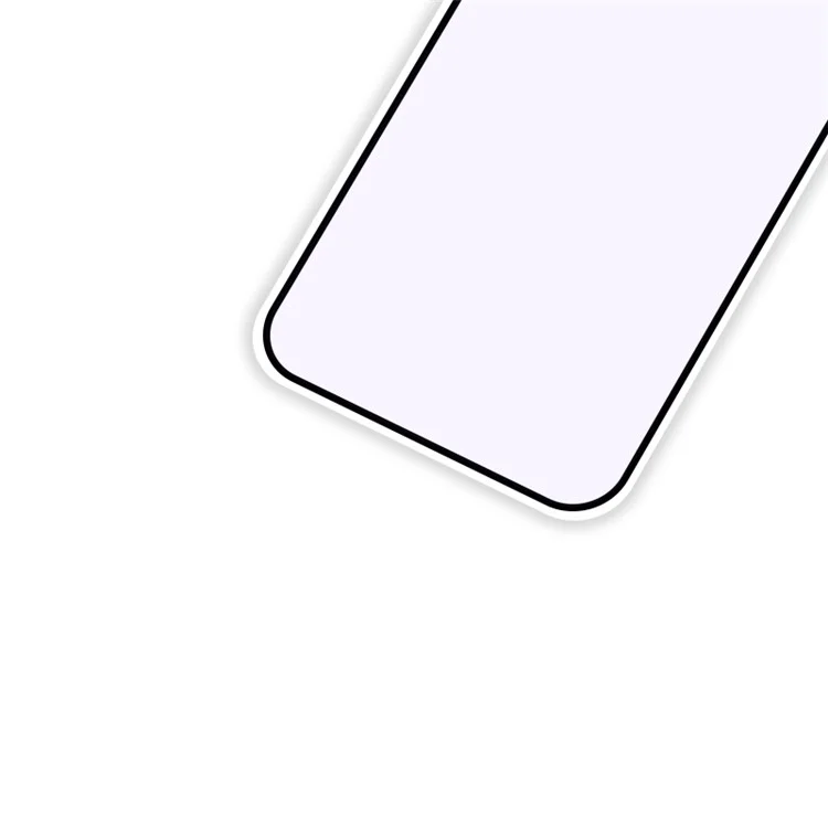 RURIHAI For iPhone 15 Pro Max Protector de Pantalla Antirrayos Azules 0.26mm 2.5D Película de Vidrio Templado