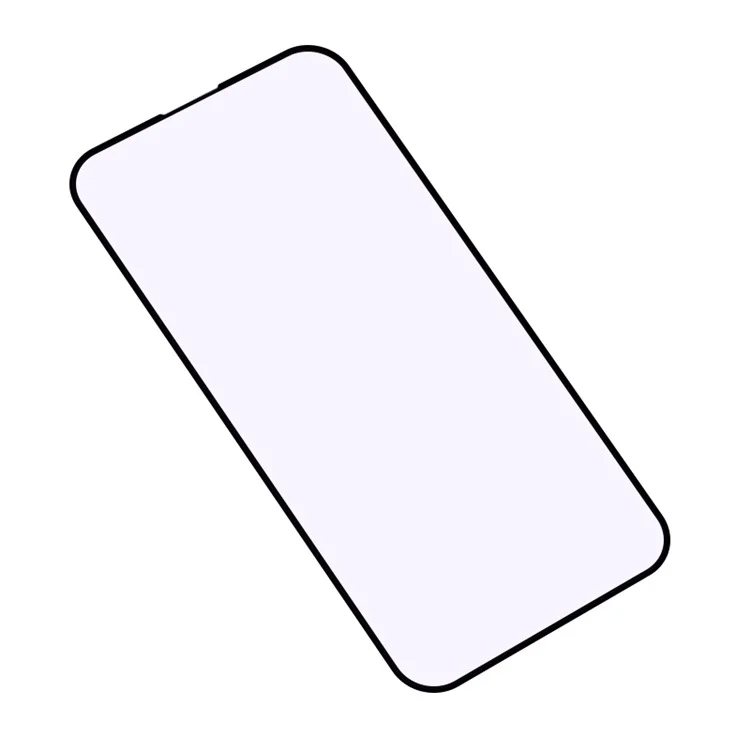 RURIHAI For iPhone 15 Pro Max Protector de Pantalla Antirrayos Azules 0.26mm 2.5D Película de Vidrio Templado
