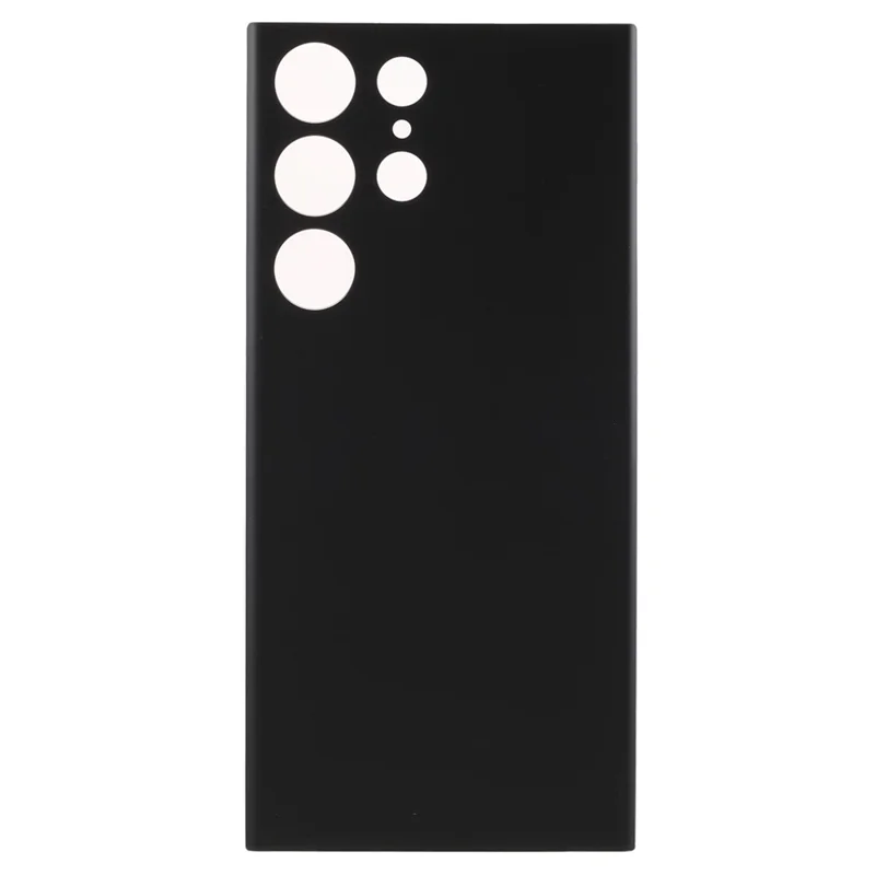 For Samsung Galaxy S23 Ultra S918 Back Battery Housing Cover Replacement (without Logo) - Black