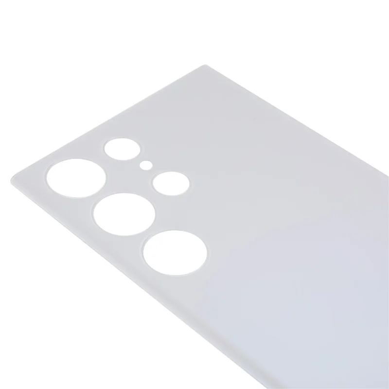 For Samsung Galaxy S23 Ultra S918 Back Battery Housing Cover Replacement (without Logo) - White