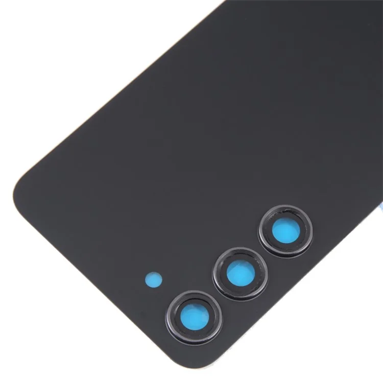 For Samsung Galaxy S23 S911 Battery Housing with Adhesive Sticker + Camera Lens Cover (without Logo) - Black