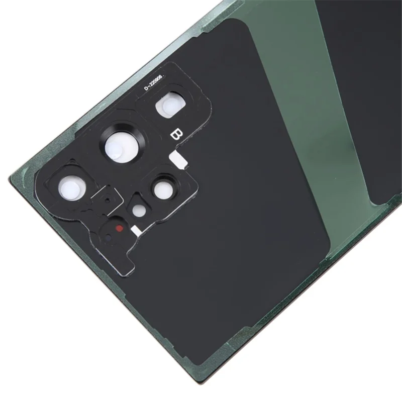 Para Samsung Galaxy S23 Ultra S918 Bateria do Telefone Habitação com Adesivo Autocolante + Tampa da Lente da Câmera (sem Logotipo) - Verde