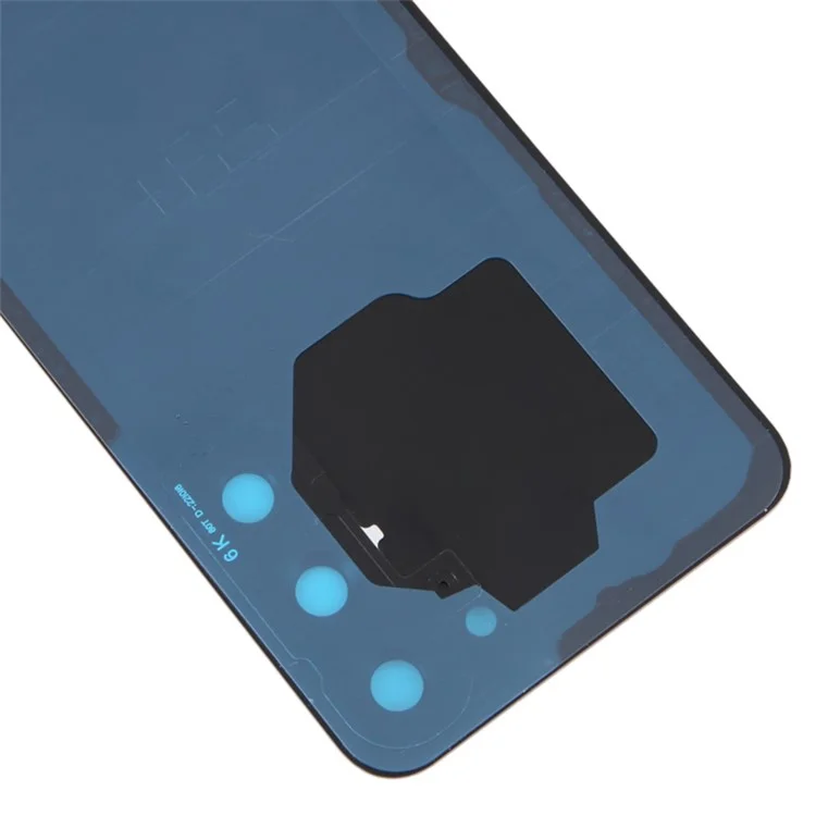 For Samsung Galaxy S23+ S916 Battery Housing with Adhesive Sticker + Camera Lens Cover Parts (without Logo) - Black