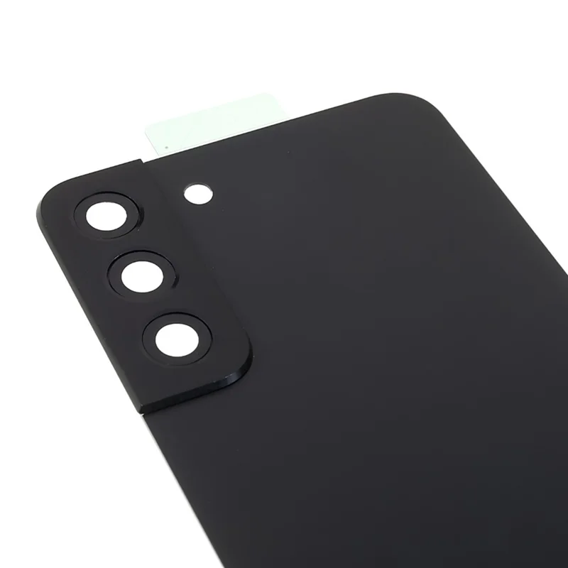 Для Samsung Galaxy S22+ 5G S906 Корпус аккумулятора с клеящей наклейкой + Крышка объектива камеры (без логотипа) - Черный