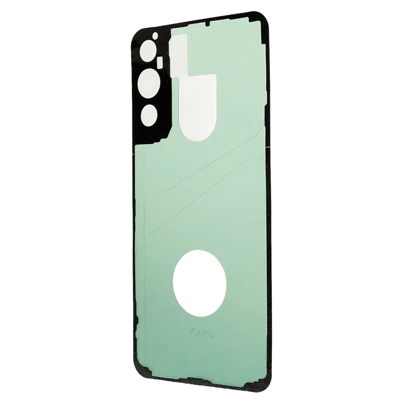 For Samsung Galaxy S22+ 5G S906 Battery Housing Cover with Adhesive Sticker Replacement Parts (without Logo) - Pink