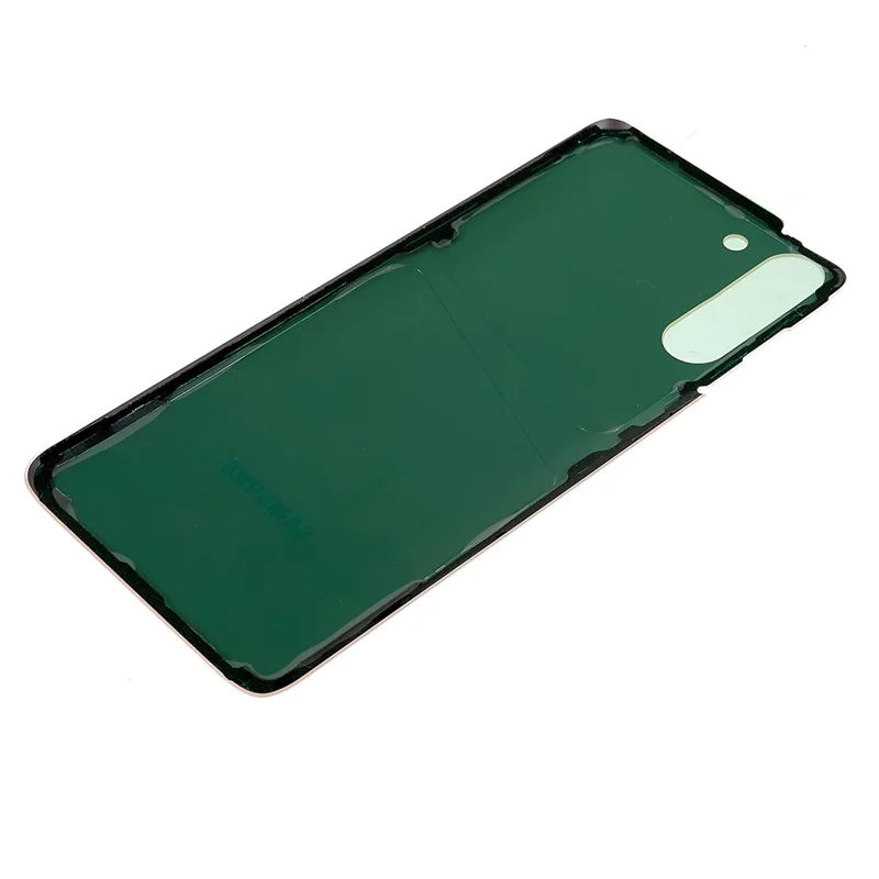Pour Samsung Galaxy S21 5G G991 Batterie Boîtier de Couverture avec Autocollant Adhésif Pièces de Rechange (sans Logo) - Rose