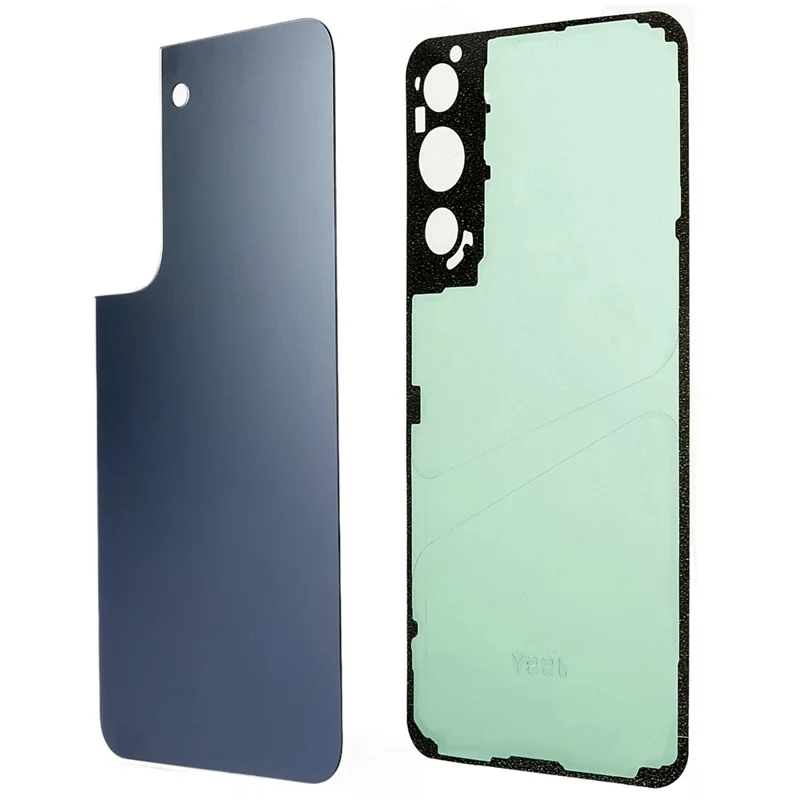 For Samsung Galaxy S22 5G S901 Battery Housing Cover with Adhesive Sticker Spare Parts (without Logo) - Grey