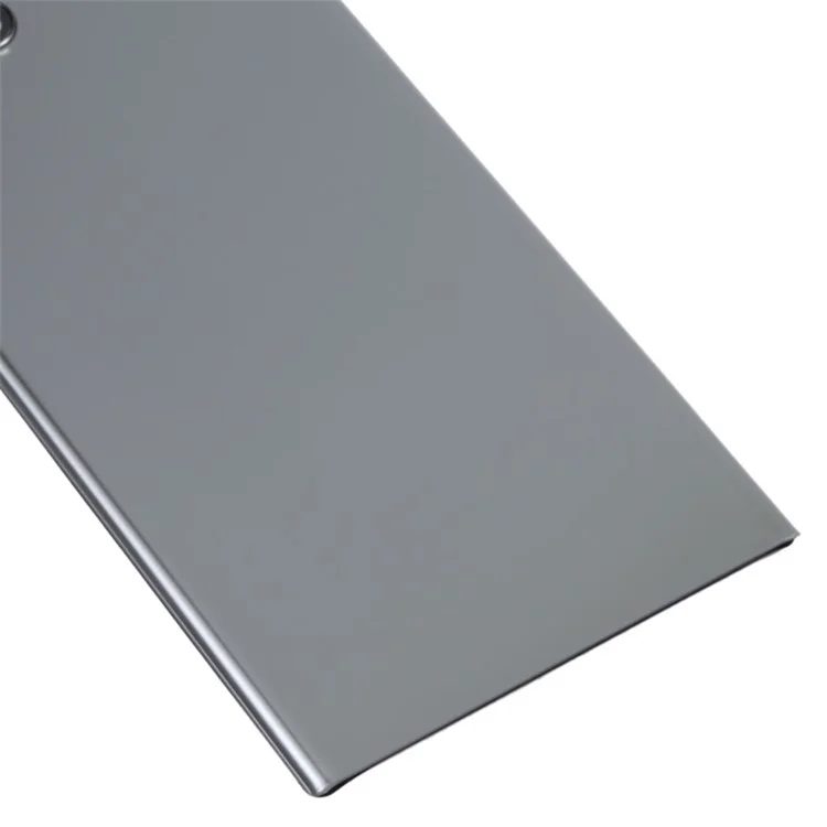 For Samsung Galaxy S22 Ultra 5G S908 Replacement Battery Housing with Adhesive Sticker + Lens Cover (without Logo) - Grey
