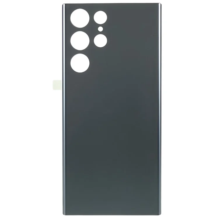 For Samsung Galaxy S22 Ultra 5G S908 Battery Housing Cover with Adhesive Sticker Replace Parts (without Logo) - Grey