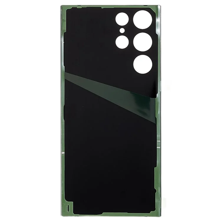 For Samsung Galaxy S22 Ultra 5G S908 Battery Housing Cover with Adhesive Sticker Replace Parts (without Logo) - Grey