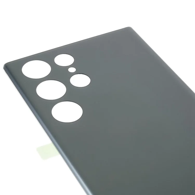 For Samsung Galaxy S22 Ultra 5G S908 Battery Housing Cover with Adhesive Sticker Replace Parts (without Logo) - Grey