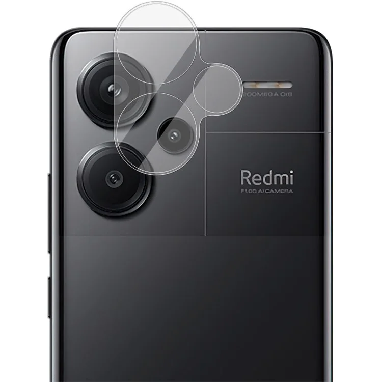 IMAK Para Xiaomi Redmi Nota 13 Pro + Integrado Lente de Câmeras de Vidro Temperado Integrado Protetor + Tampa de Lente Acrílica