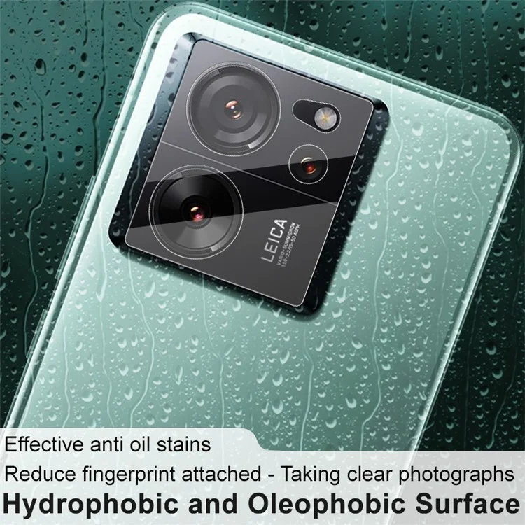 IMAK für Xiaomi 13T / 13T Pro Schutzglas für die Kameralinse integriert + Akryl-Linsenkappe